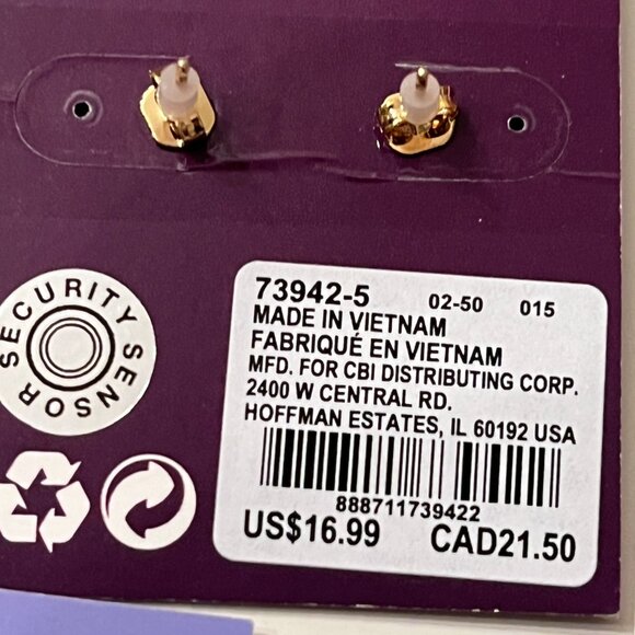 Claire’s & Luxe by Claire’s Stud Earrings – Hamburgers, Lollipops & Dogs! (k/x) - Picture 8 of 10